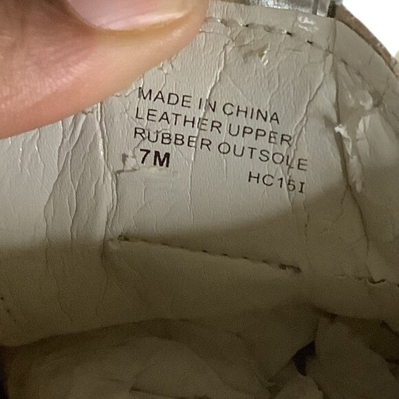 Michael Kors Womens Allie Lace Up Trainers 7M Beige & Metallic MK Monogram - Picture 4 of 16